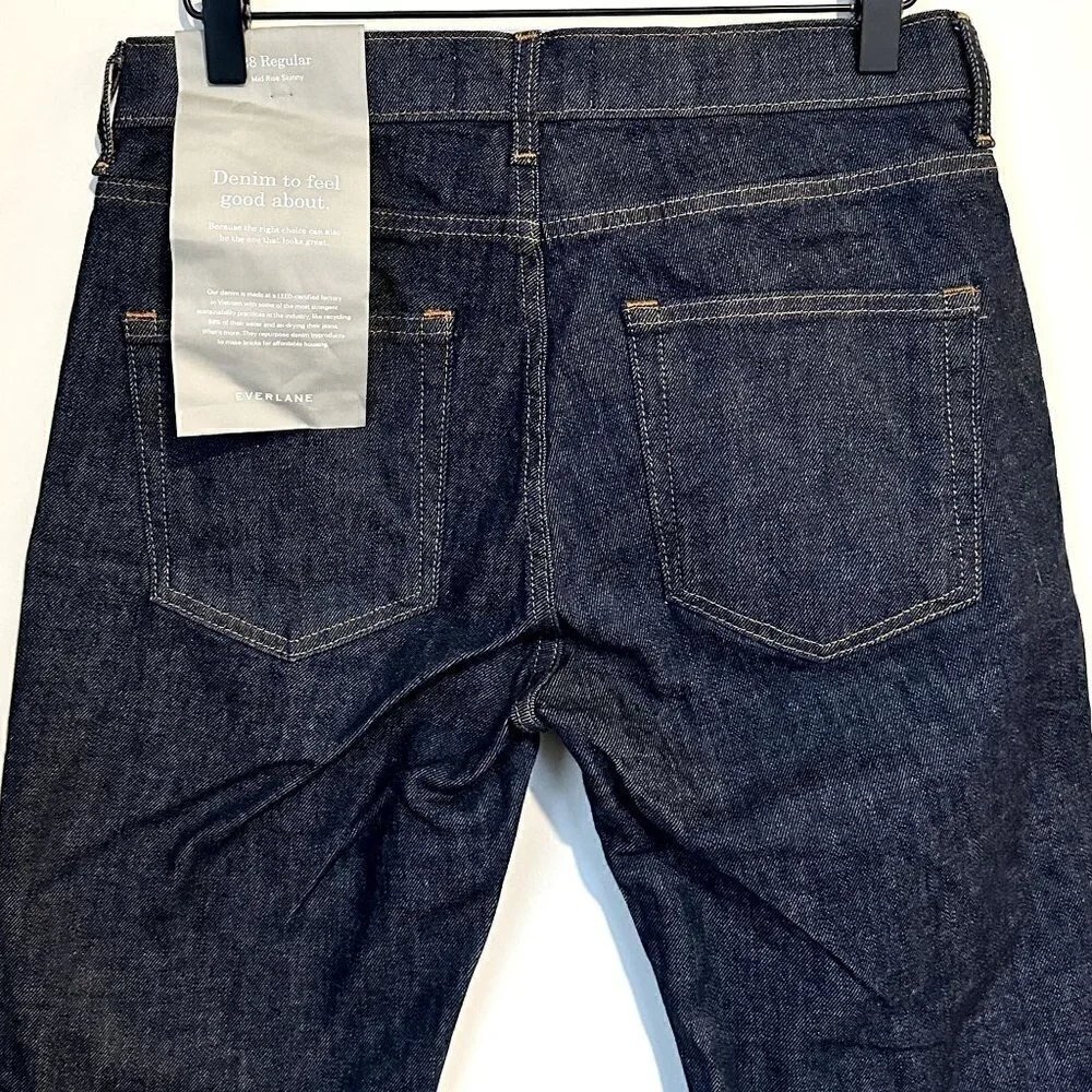 NWT Everlane Blue The Mid Rise Skinny - Size 28 Regular